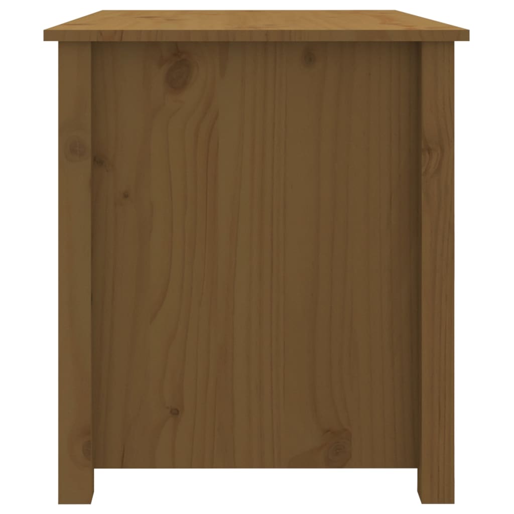 Tavolino da Salotto ambra 71x49x55 cm in Legno Massello di Pino