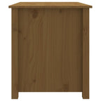 Tavolino da Salotto ambra 71x49x55 cm in Legno Massello di Pino