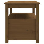 Tavolino da Salotto ambra 71x49x55 cm in Legno Massello di Pino