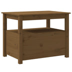 Tavolino da Salotto ambra 71x49x55 cm in Legno Massello di Pino