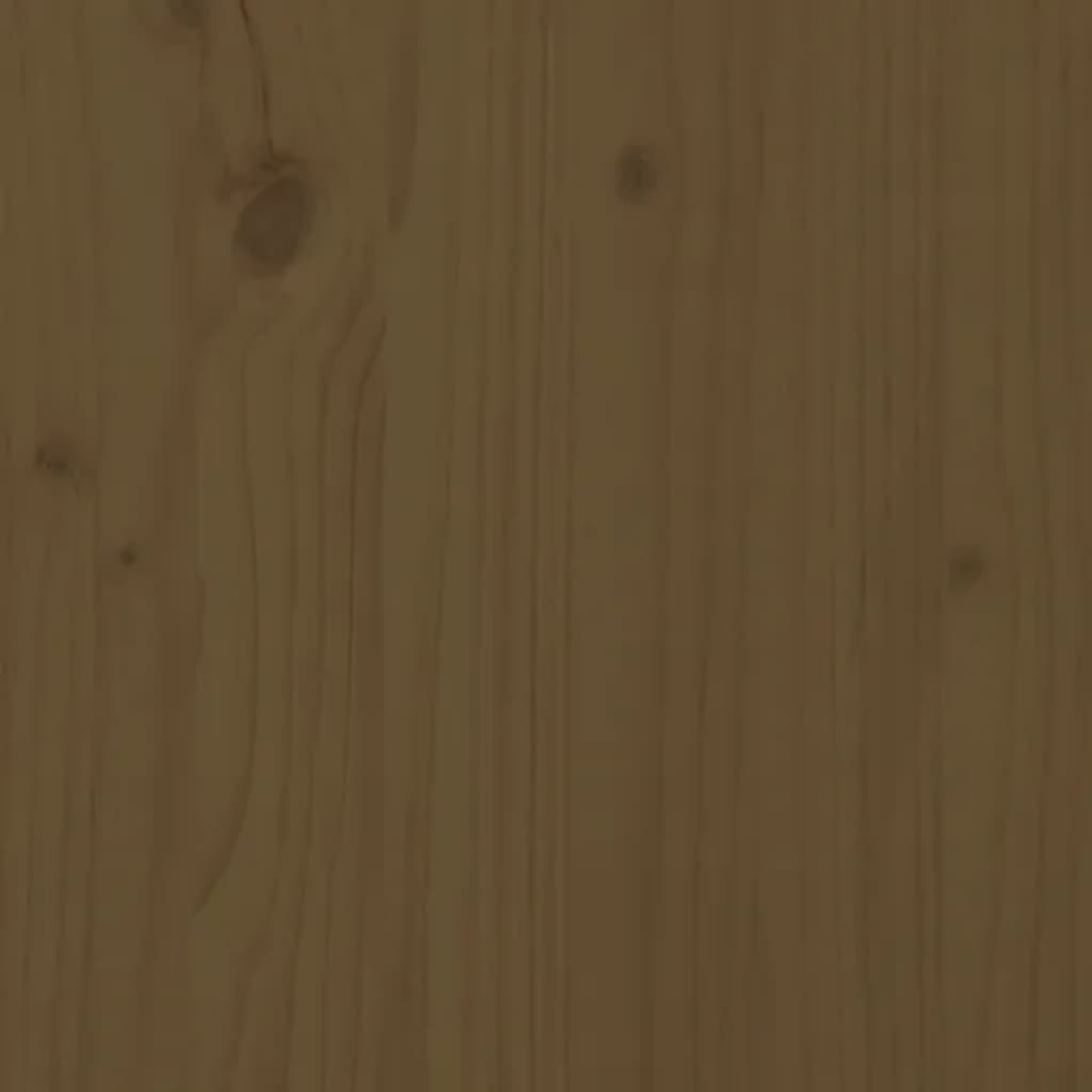 Tavolino da Salotto ambra 71x49x55 cm in Legno Massello di Pino