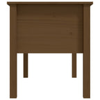 Tavolino da Salotto ambra 102x49x55cm in Legno Massello di Pino