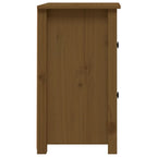 Comodino ambra 40x35x61,5 cm in Legno Massello di Pino