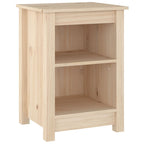 Comodino 40x35x55 cm in Legno Massello di Pino