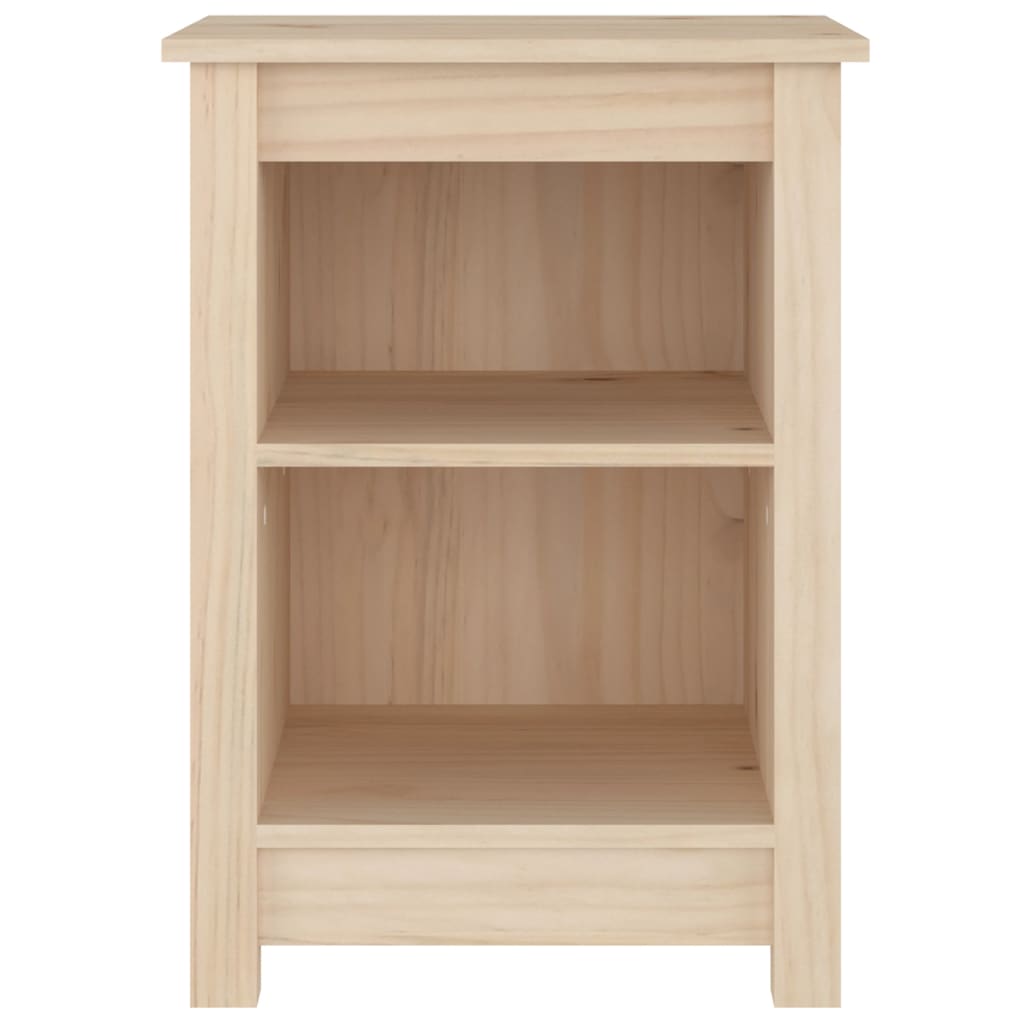 Comodino 40x35x55 cm in Legno Massello di Pino