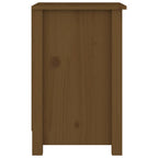 Comodini 2 pz ambra 40x35x55 cm in Legno Massello di Pino