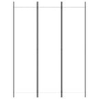Divisorio a 3 Pannelli bianco 150x200 cm in Tessuto