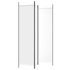 Divisorio a 3 Pannelli bianco 150x200 cm in Tessuto