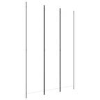 Divisorio a 3 Pannelli bianco 150x220 cm in Tessuto
