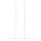 Divisorio a 3 Pannelli bianco 150x220 cm in Tessuto