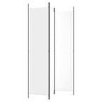 Divisorio a 3 Pannelli bianco 150x220 cm in Tessuto