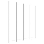 Divisorio a 4 Pannelli Bianco 200x220 cm Tessuto