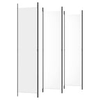 Divisorio a 4 Pannelli Bianco 300x220 cm Tessuto