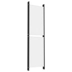 Divisorio a 6 Pannelli Bianco 300 x 180 cm Tessuto