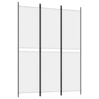Divisorio a 3 Pannelli bianco 150x200 cm in Tessuto