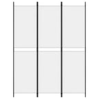 Divisorio a 3 Pannelli bianco 150x200 cm in Tessuto