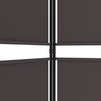 Divisorio a 6 Pannelli Marrone 300x200 cm in Tessuto