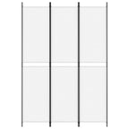 Divisorio a 3 Pannelli bianco 150x220 cm in Tessuto