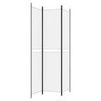 Divisorio a 3 Pannelli bianco 150x220 cm in Tessuto
