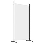 Divisorio a 4 Pannelli Bianco 346x180 cm Tessuto