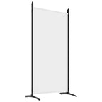 Divisorio a 6 Pannelli Bianco 520x180 cm Tessuto