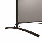 Divisorio a 6 Pannelli Antracite 520x180 cm Tessuto