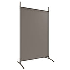 Divisorio a 3 Pannelli Antracite 525x180 cm in Tessuto