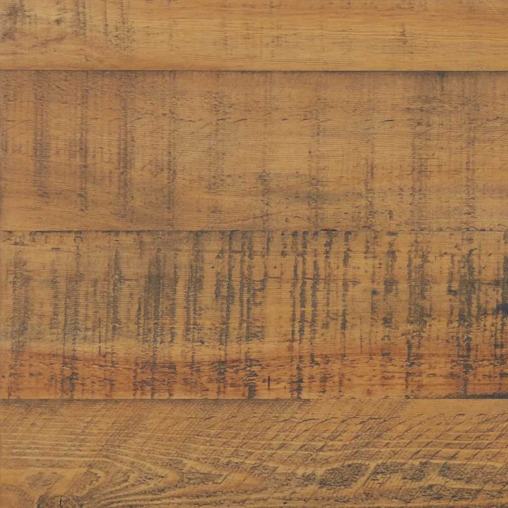 Comodino Marrone 36x30x45 cm in Legno Massello di Pino