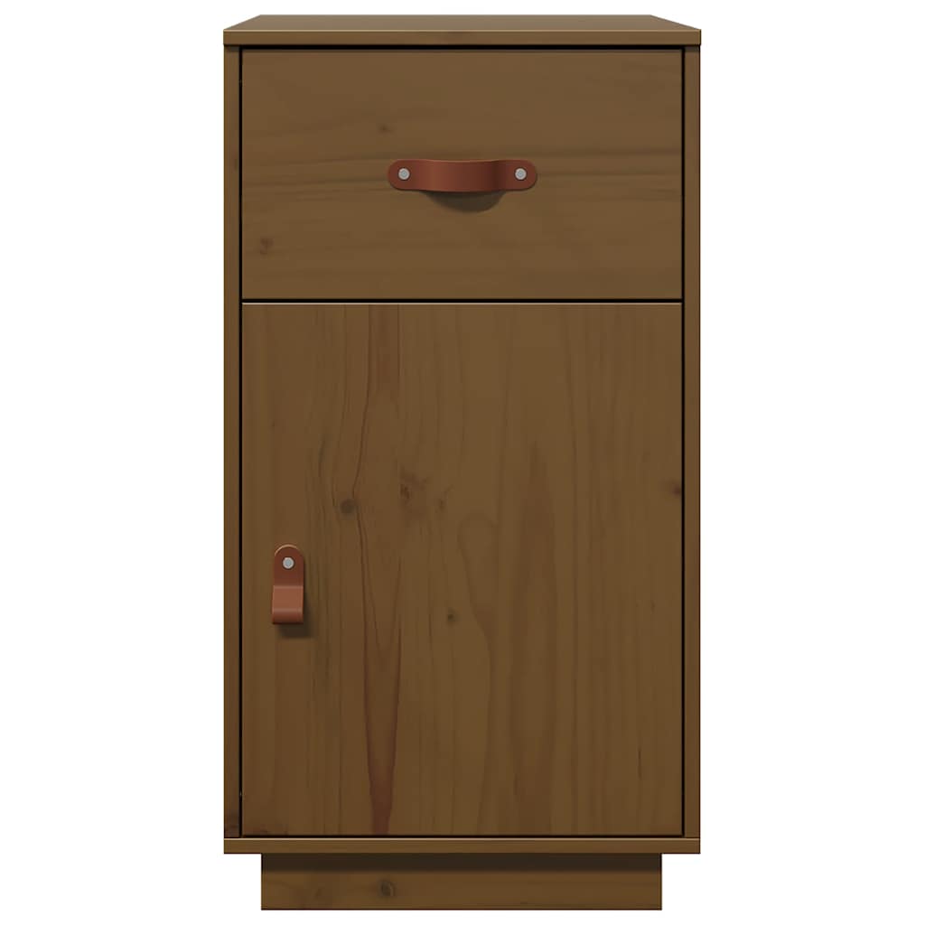 Armadietto da Scrivania Ambra 40x50x75cm in Legno Massello Pino