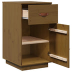 Armadietto da Scrivania Ambra 40x50x75cm in Legno Massello Pino