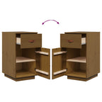 Armadietto da Scrivania Ambra 40x50x75cm in Legno Massello Pino
