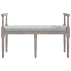 Panca Grigio Chiaro 110x40x70 cm in Velluto