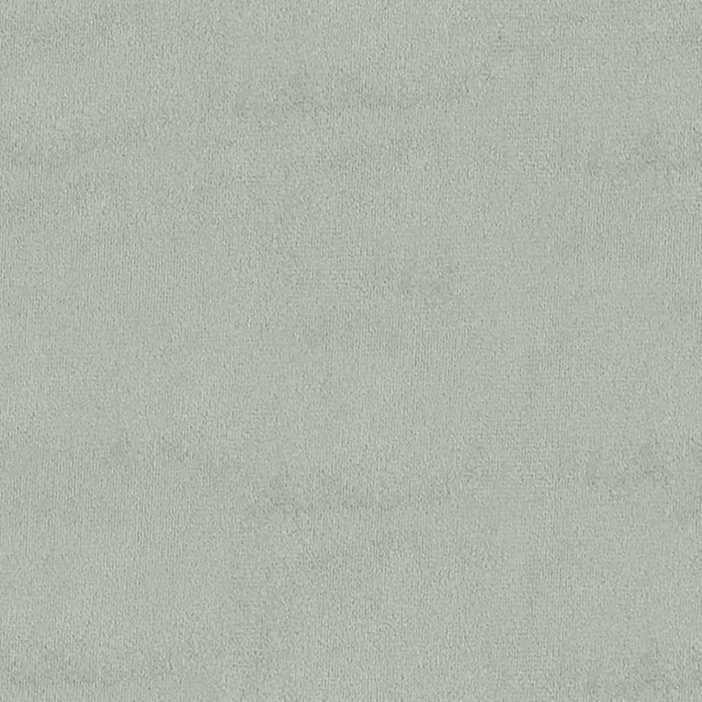 Panca Grigio Chiaro 110x40x70 cm in Velluto