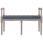 Panca Grigio Scuro 110x40x70 cm in Velluto