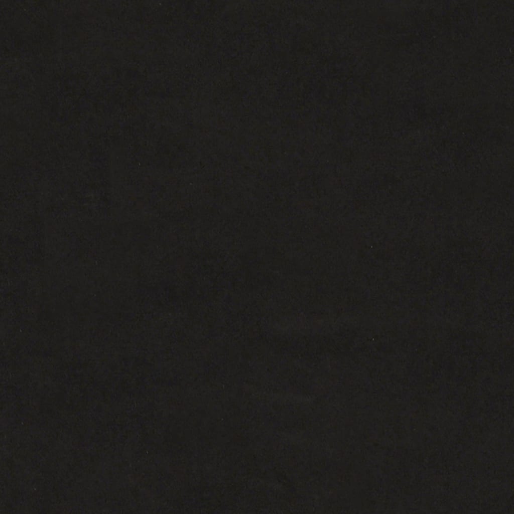 Panca Nera 110x40x70 cm in Velluto