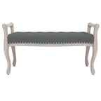 Panca Grigio Scuro 110x45x60 cm in Tessuto