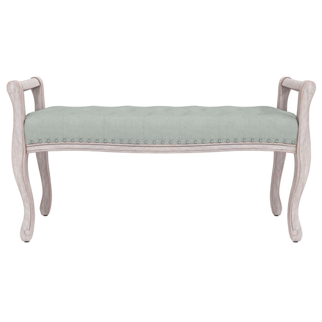 Panca Grigio Chiaro 110x45x60 cm in Velluto