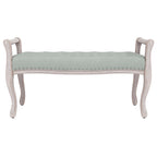 Panca Grigio Chiaro 110x45x60 cm in Velluto