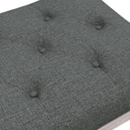 Panca Grigio Scuro 110x40x49 cm in Tessuto