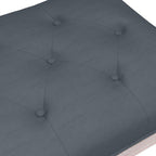Panca Grigio Scuro 110x40x49 cm in Velluto