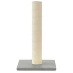 Palo Tiragraffi per Gatti Grigio Chiaro 22x22x45 cm