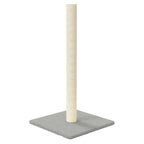 Palo Tiragraffi per Gatti Grigio Chiaro 35x35x70 cm