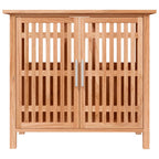 Mobile Lavabo da Bagno 66x29x61,5cm Legno Massello di Noce