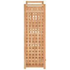 Scarpiera con Cassetto 70x27x81 cm Legno Massello di Noce