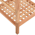 Scaffale da Bagno 35,5x35,5x79 cm in Legno Massello di Noce