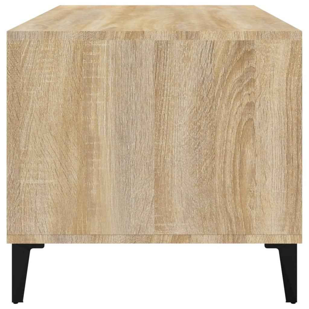 Tavolino da Salotto Rovere Sonoma 90x49x45 cm Legno Multistrato