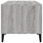 Tavolino da Salotto Grigio Sonoma 90x49x45 cm Legno Multistrato