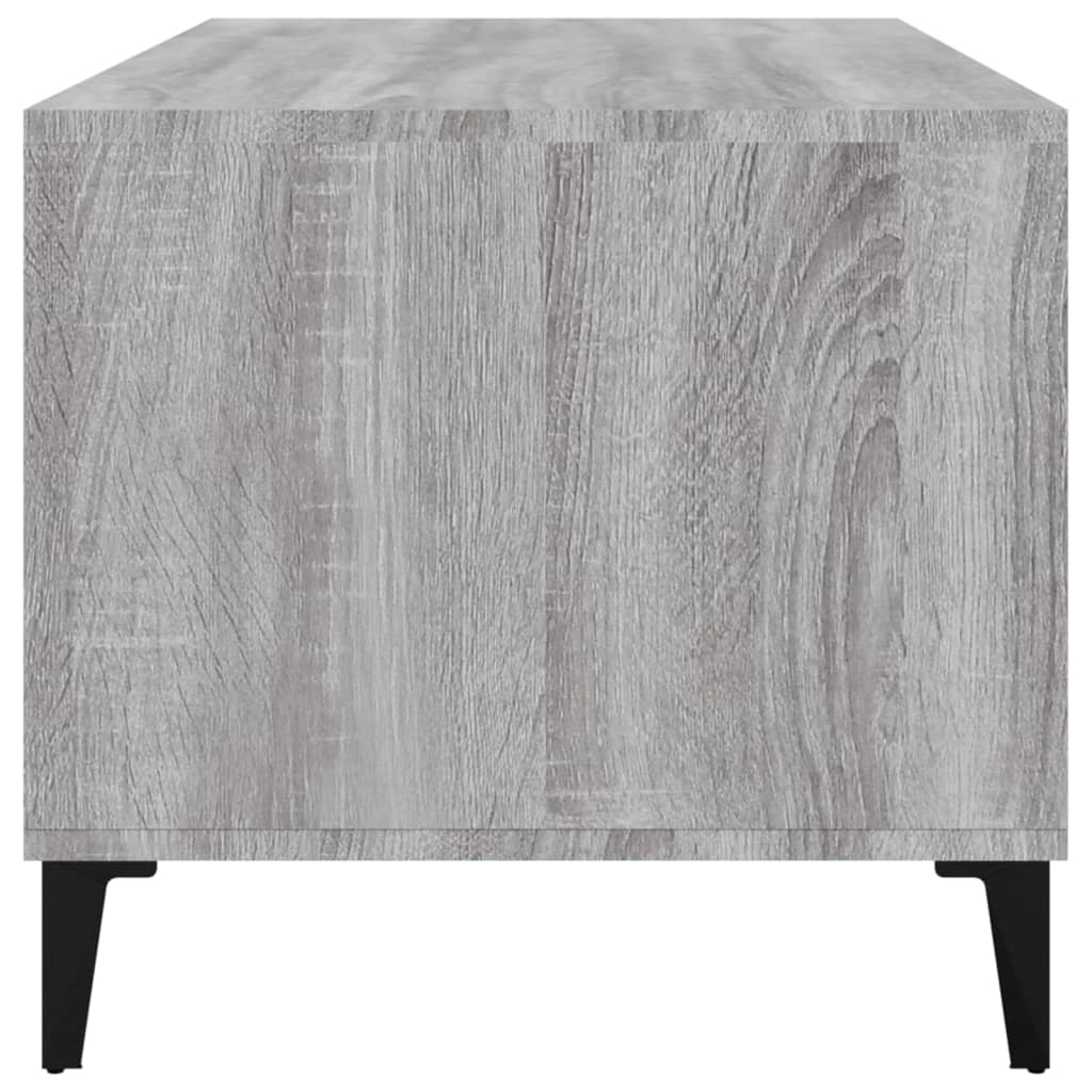 Tavolino da Salotto Grigio Sonoma 90x49x45 cm Legno Multistrato