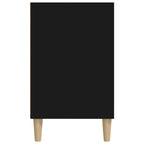 Scarpiera Nera 102x36x60 cm in Legno Multistrato