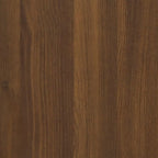 Scarpiera Rovere Marrone 102x36x60 cm in Legno Multistrato